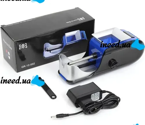 Electric machine Gerui GR-12-002 for stuffing cigarettes with tobacco 8mm, Automatic machine Horns Bee GR-02 for stuffing tobacco into a sleeve from the network