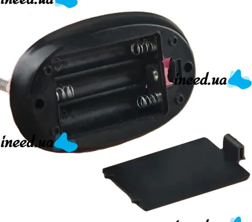 Настольная светодиодная гибкая лампа LED Desk Light X-7188 на батарейках, Беспроводной настольный мини светильник с механическим выключателем BL-7188