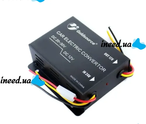 Преобразователь авто инвертор DC/DC 24v-12v 25A GS-D25A 300W