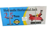 Автомобільний гідравлічний підкатний домкрат Forte Jack S295 до 2.5 тонн, горизонтальний підйомник FJ565 до 2500 кг 125х320мм для машини червоний