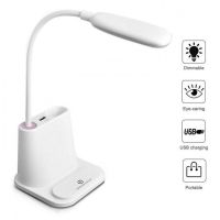 Desktop Rechargeable LED Lamp Bionic Desk Lamp DL-43, LED Touch Lamp 3 in 1 Power Bank Smart Lamp