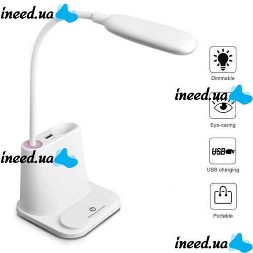 Desktop Rechargeable LED Lamp Bionic Desk Lamp DL-43, LED Touch Lamp 3 in 1 Power Bank Smart Lamp
