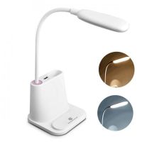 Desktop Rechargeable LED Lamp Bionic Desk Lamp DL-43, LED Touch Lamp 3 in 1 Power Bank Smart Lamp