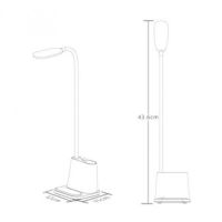 Desktop Rechargeable LED Lamp Bionic Desk Lamp DL-43, LED Touch Lamp 3 in 1 Power Bank Smart Lamp