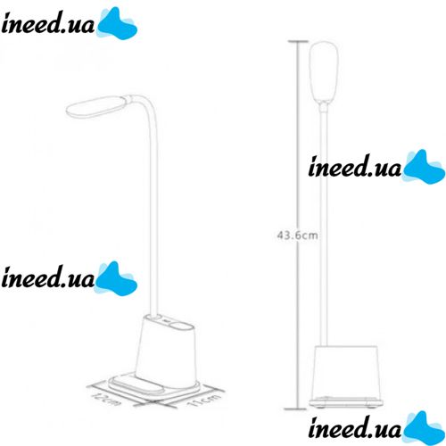 Desktop Rechargeable LED Lamp Bionic Desk Lamp DL-43, LED Touch Lamp 3 in 1 Power Bank Smart Lamp