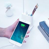Desktop Rechargeable LED Lamp Bionic Desk Lamp DL-43, LED Touch Lamp 3 in 1 Power Bank Smart Lamp
