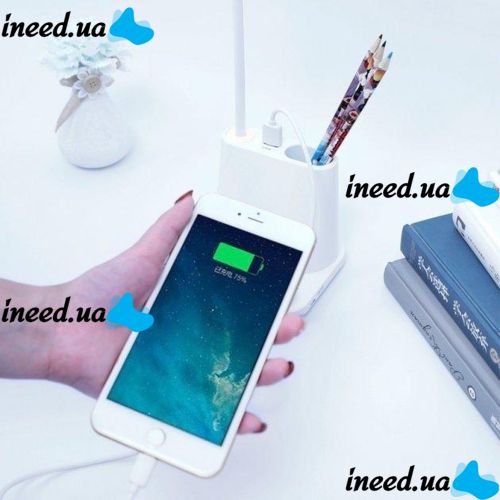 Desktop Rechargeable LED Lamp Bionic Desk Lamp DL-43, LED Touch Lamp 3 in 1 Power Bank Smart Lamp