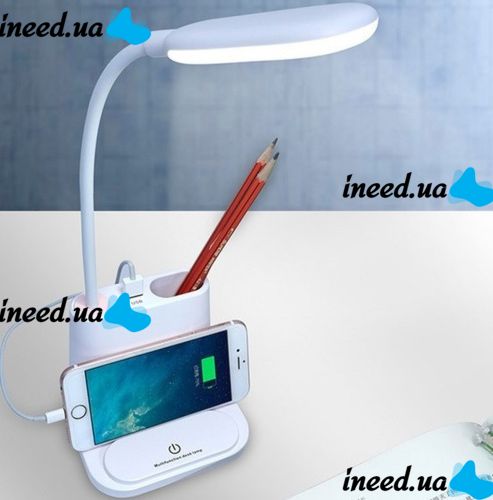 Desktop Rechargeable LED Lamp Bionic Desk Lamp DL-43, LED Touch Lamp 3 in 1 Power Bank Smart Lamp