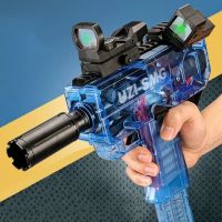 Електричний іграшковий УЗД пістолет-кулемет Nagelbag UZI-SMG з 24шт поролоновими снарядами для дітей