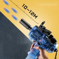 Електричний іграшковий УЗД пістолет-кулемет Nagelbag UZI-SMG з 24шт поролоновими снарядами для дітей
