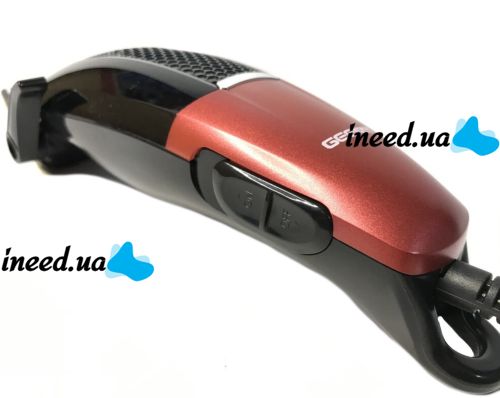 Професійна дротова машинка для стрижки волосся GEMEI GM-807 9W з 4 знімними насадками, чоловічий тример 4 насадки GM807 від мережі 9Вт Чорна