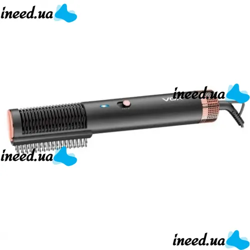 Фен щітка випрямляч VGR V-490 Hair Dryerhot Air Comb для сушіння й укладання будь-якого типу волосся гарячим повітрям 2 в 1, Стайлер гребінець 1200W