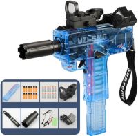 Електричний іграшковий УЗД пістолет-кулемет Nagelbag UZI-SMG з 24шт поролоновими снарядами для дітей