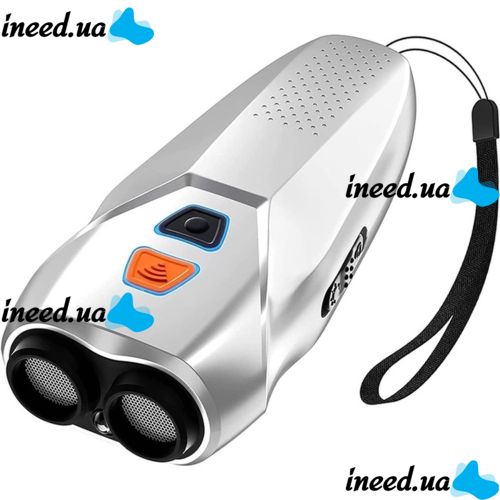 Професійний потужний ультразвуковий відлякувач собак Ultrasonic Dog Repeller PU 70 з акумулятором і ліхтариком, захист від собак