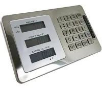 Electronic trade scales Domotec up to 350 kg 40x50, commodity platform, bazaar scales up to 300 kg with stand