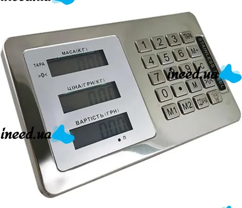 Electronic trade scales Domotec up to 350 kg 40x50, commodity platform, bazaar scales up to 300 kg with stand