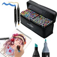 Touch Raven TR-168 Colors Professional Set of double-sided Sketch Markers for alcohol-based Drawing, Markers 168 pcs