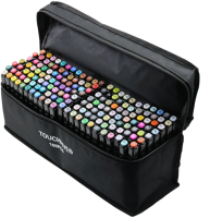 Touch Raven TR-168 Colors Professional Set of double-sided Sketch Markers for alcohol-based Drawing, Markers 168 pcs