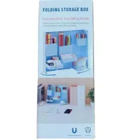 Desktop Folding Organizer Folding Storage Box FB-1990 for stationery, Stand case for office and small items for 6 compartments