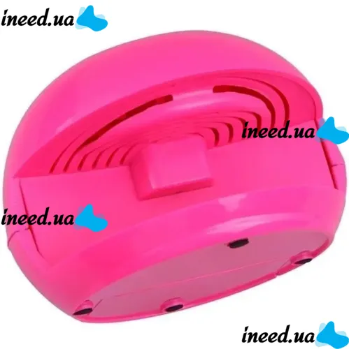 Wireless Mini Nail Dryer Nail Dryer VN-FV YM-708 with Battery-powered Fan, Compact Battery-powered Manicure Dryer Pink