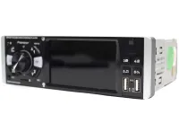 Car stereo 1DIN Pioneer 4051AI with 4.1" inch display and remote control, Pioneer Car Player with phone holder MP3 USB SD Bluetooth Black