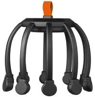 Аккумуляторный вибрационный массажер антистресс для головы Head Massager Octopus K108W48 с 3 режимами, Беспроводной вибромассажер осьминог на голову