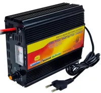 Зарядний пристрій для акумулятора UKC Battery Charger 12v 10A MA-1210A з вбудованим амперметром, Зарядка для акумуляторів авто і мото Чорний