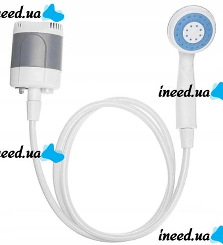 Tourist shower with pump for Gotel Q16H Outdoor Shower for 20 liters, Rechargeable camping shower from a 2200 mah battery with a pump for camping