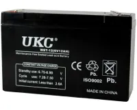 Sealed battery BATTERY UKC 6V 12A lead-acid rechargeable battery