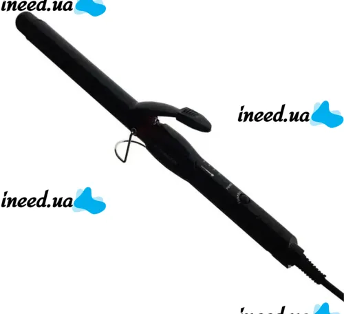 Professional cone curling iron for hair styling with a Pro Mozer MZ-6627 clip with titanium coating and thermostat, ProMozer Curling Iron