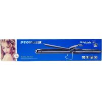 Professional cone curling iron for hair styling with a Pro Mozer MZ-6627 clip with titanium coating and thermostat, ProMozer Curling Iron