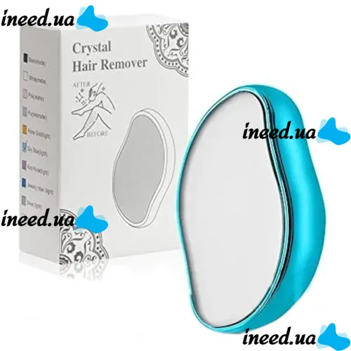 Ручний кристалічний епілятор депілятор Crystal Hair Remover LY-332 для видалення волосся, Кришталевий ластик Glass Shaver для депіляції і пілінгу