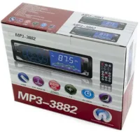 Автомобільна магнітола ISO Pioneer MP3-3882 автомагнітола з сенсорними кнопками