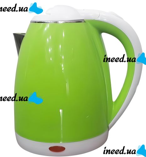 Newberg NB-856 1.8 Liter 1800W Electric Kettle with Iron Flask, Disc Electric Kettle with Automatic Shutdown for Kitchen BN-856 Green
