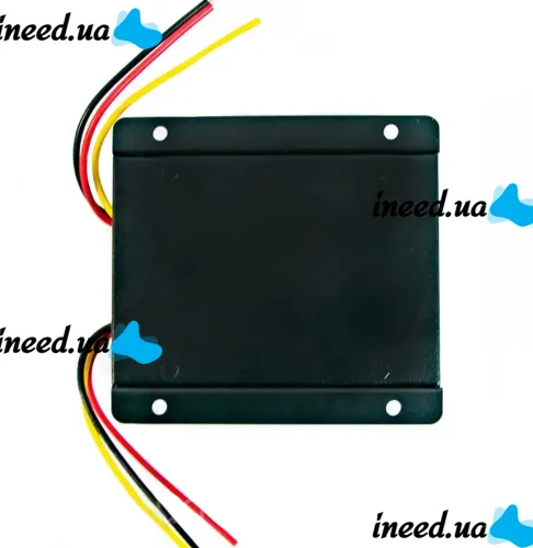 Автомобільний понижуючий інвертор PowerOne Plus DC / DC 24V-12V 10A 120W, Авто перетворювач напруги GS-10A 24В-12В постійного струму Автоінвертор