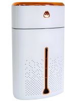 Ультразвуковой увлажнитель воздуха ночник Happy Home Heavy Fog Humidifier с RGB подсветкой 1000мл, Аромадиффузор мини диффузор от USB Бело-золотой