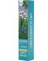 Вуличний садовий світильник Solar Sunari Lamp FLS-89 Світлячок 10 LED на сонячній батареї теплий білий, Ландшафтний ліхтар 72 см для саду