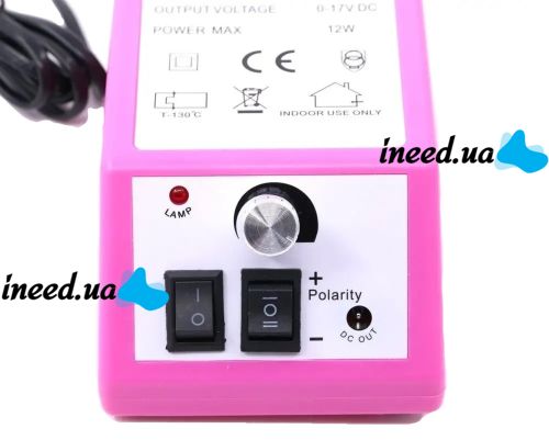 Professional manicure and pedicure cutter Lina Mercedes DM-14 6 nozzles 20000 rpm for polishing 210-ZS 20 thousand rpm Beauty nail machine