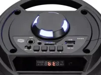 SoonBox S4405 10W Wireless Bluetooth Speaker with Microphone and RGB LED Backlight, Rechargeable Bluetooth Speaker USB AUX for Android IOS Black
