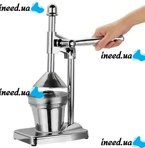 Ручна настільна соковижималка прес Manual Juicer AND841 для соку цитрусових і гранатів, механічний прес з нержавіючої сталі для фруктів