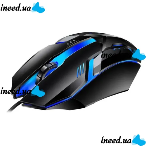 Ігровий набір Gaming ZGB G21B дротова ігрова клавіатура і миша для ПК з RGB світлодіодним підсвічуванням, Комп'ютерний комплект мишка і клавіатура