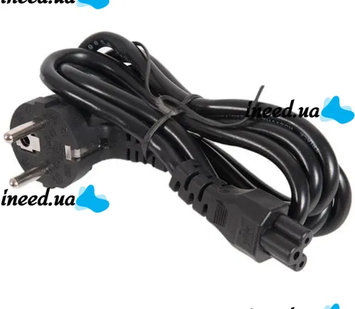 Кабель живлення для ноутбука 3 піна Cable for Laptop wire 165 1,5 м 0.75 mm мережевий шнур 150 см Міккі маус C13 потрійний для блоків живлення
