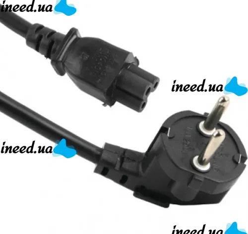 Кабель живлення для ноутбука 3 піна Cable for Laptop wire 165 1,5 м 0.75 mm мережевий шнур 150 см Міккі маус C13 потрійний для блоків живлення