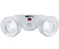 Вуличний настінний світлодіодний ліхтар прожектор Cordless Night Eyes ULK-N22 з датчиком руху, бездротовий світильник на стіну від батарейок Білий