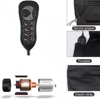 Massage cape heated Massage Cushion JB-616C for sitting in a car, a case with a massager for the LY-55 armchair from the mains and a cigarette lighter 12/220V