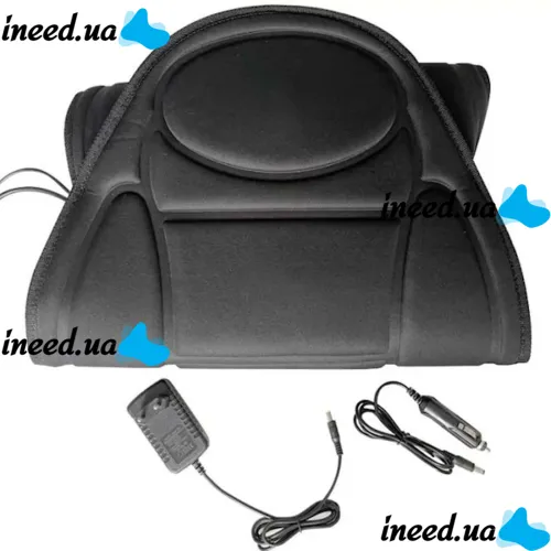 Massage cape heated Massage Cushion JB-616C for sitting in a car, a case with a massager for the LY-55 armchair from the mains and a cigarette lighter 12/220V