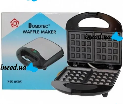 Вафельница для бельгийских вафель Domotec MS-0505