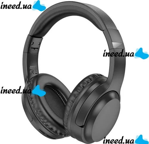 Накладні бездротові навушники Bluetooth Borofone BO25 Rhyme, повнорозмірні блютуз стереонавушники Борофон 300mah з мікрофоном і регулюванням довжини