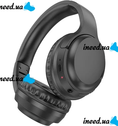 Накладні бездротові навушники Bluetooth Borofone BO25 Rhyme, повнорозмірні блютуз стереонавушники Борофон 300mah з мікрофоном і регулюванням довжини