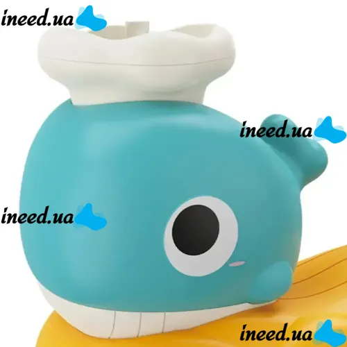 Whale Frisbee 9965A Children's Frisbee Playset with 2 Nets and 6 Plates, Catapult Toy JQ-269 for Launching VN-640 Flying Saucers for Children